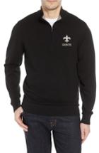 Men's Cutter & Buck New Orleans Saints - Lakemont Fit Quarter Zip Sweater