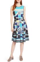 Women's Nic+zoe Going Places Twirl Fit & Flare Dress - Blue