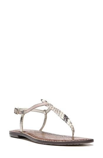 Women's Sam Edelman Gigi Sandal .5 M - Beige