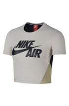 Women's Nike Sportswear Stretch Jersey Crop Top - Grey