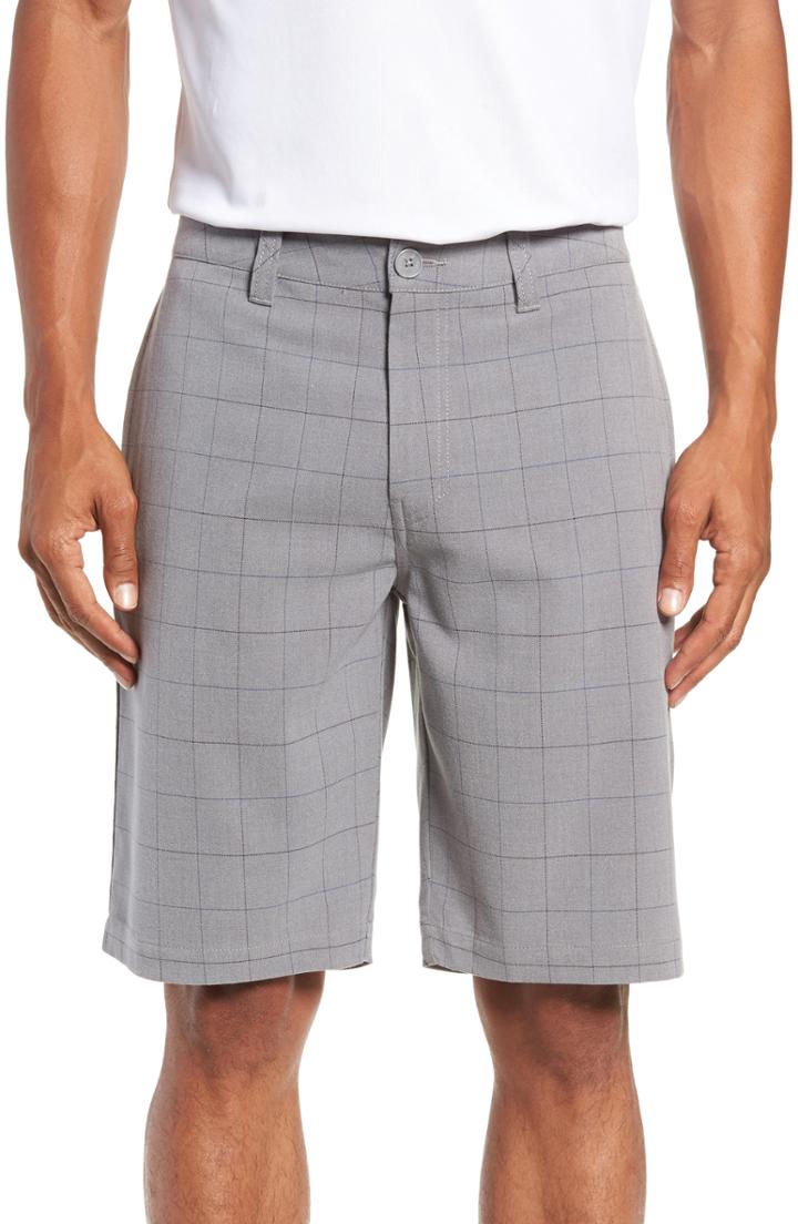 Men's Travis Mathew Rickles Fit Shorts, Size 32 - Grey