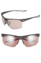 Men's Nike Trainer E 67mm Oversize Sunglasses - Matte Grey
