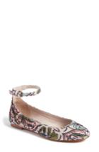 Women's Treasure & Bond Jules Ankle Strap Ballet Flat M - Black