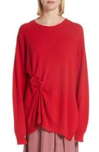 Women's Sies Marjan Twist Detail Cashmere Sweater - Red