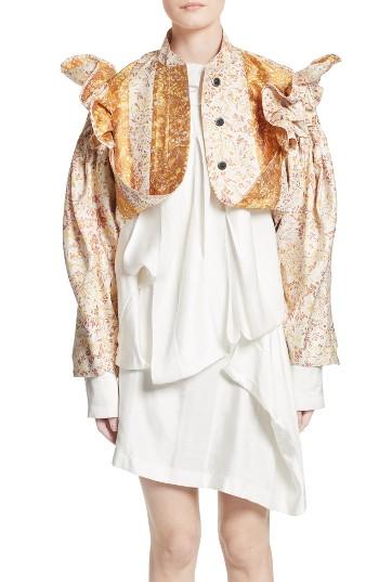 Women's Litkovskaya Cascade Crop Bomber Jacket