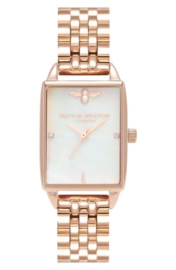 Women's Olivia Burton Beehive Bracelet Watch, 20mm