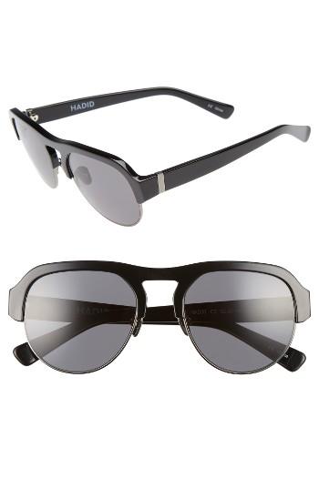 Women's Hadid Nomad 52mm Sunglasses - Black/ Gunmetal