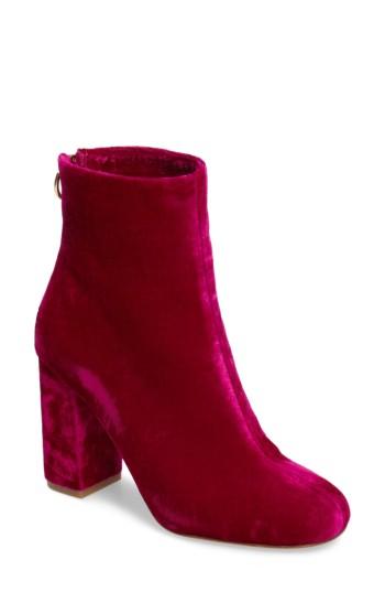 Women's Joie Saleema Block Heel Bootie .5us / 35.5eu - Red