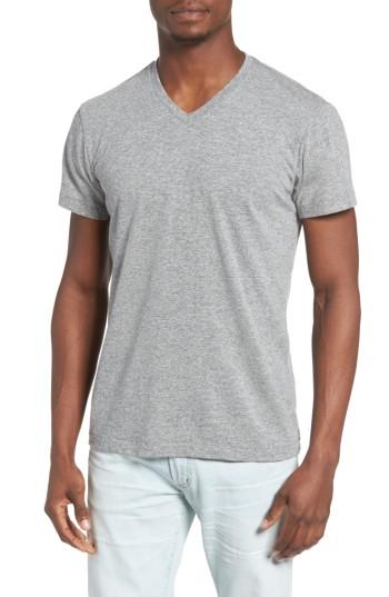 Men's Sol Angeles Essential V-neck T-shirt, Size - Grey