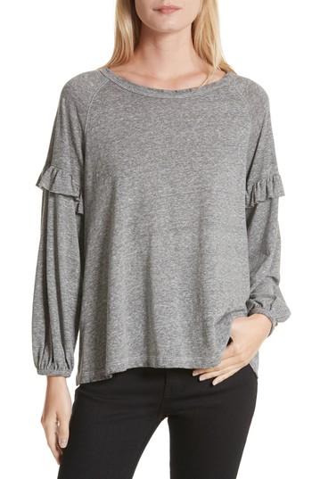 Women's The Great. The Raglan Ruffle Tee