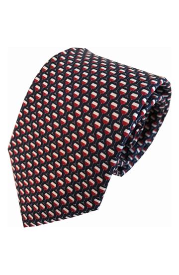 Men's Lazyjack Press On Cloud Wine Silk Tie