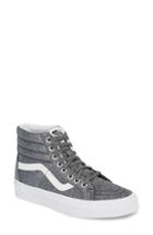 Women's Vans Ua Sk8-hi Reissue Glitter Sneaker .5 M - Black