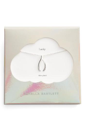 Women's Estella Bartlett Lucky Wishbone Necklace
