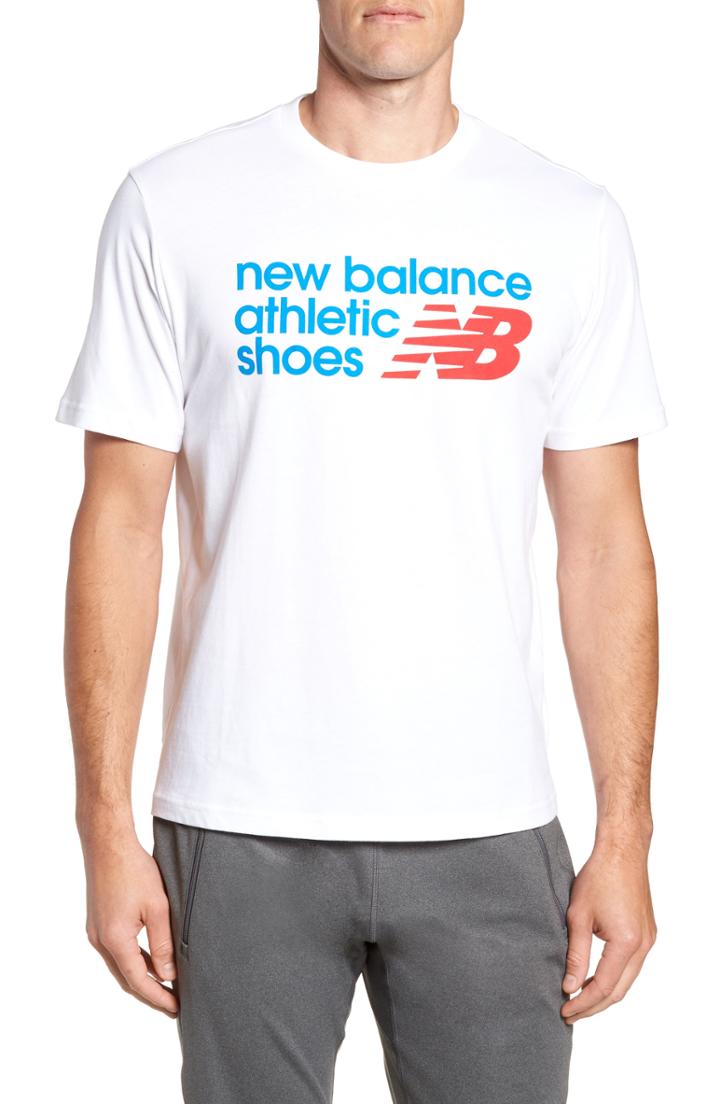 Men's New Balance Nb Shoe Box Graphic T-shirt, Size - White