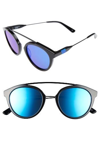 Women's Westward Leaning 'flower' 51mm Sunglasses - Black/ Deep Blue