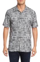 Men's Jack O'neill Maui Print Camp Shirt, Size - Black