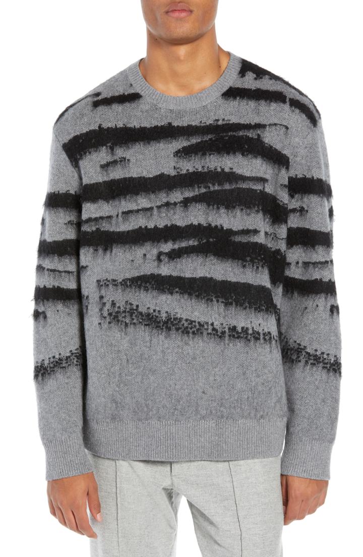 Men's Allsaints Ture Fit Sweater, Size Small - Grey