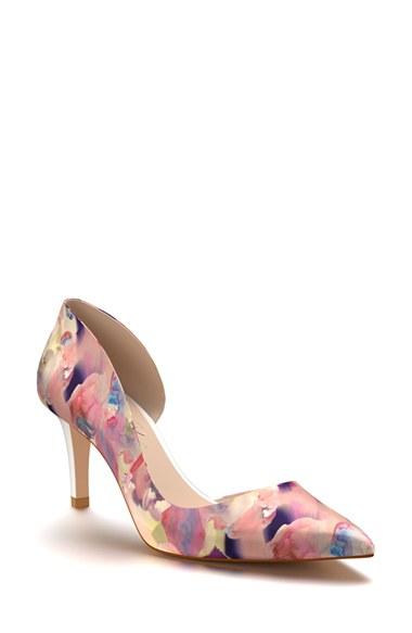 Women's Shoes Of Prey Half D'orsay Pump B - Pink