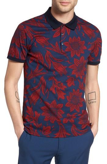 Men's Antony Morato Floral Pique Polo