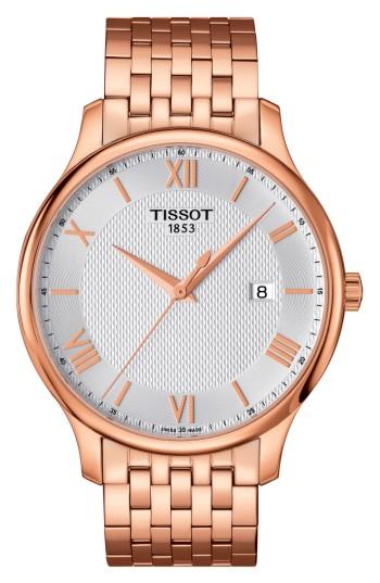 Men's Tissot Tradition Bracelet Watch, 42mm