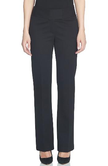 Women's Cece Ponte Knit Slim Boot Leg Pants - Black