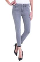 Women's Liverpool Avery Release Hem Crop Jeans - Grey