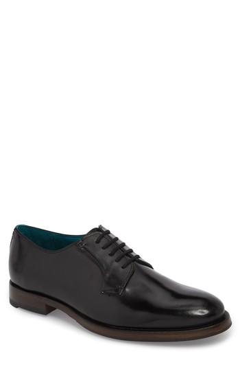 Men's Ted Baker London Silice Plain Toe Derby M - Black