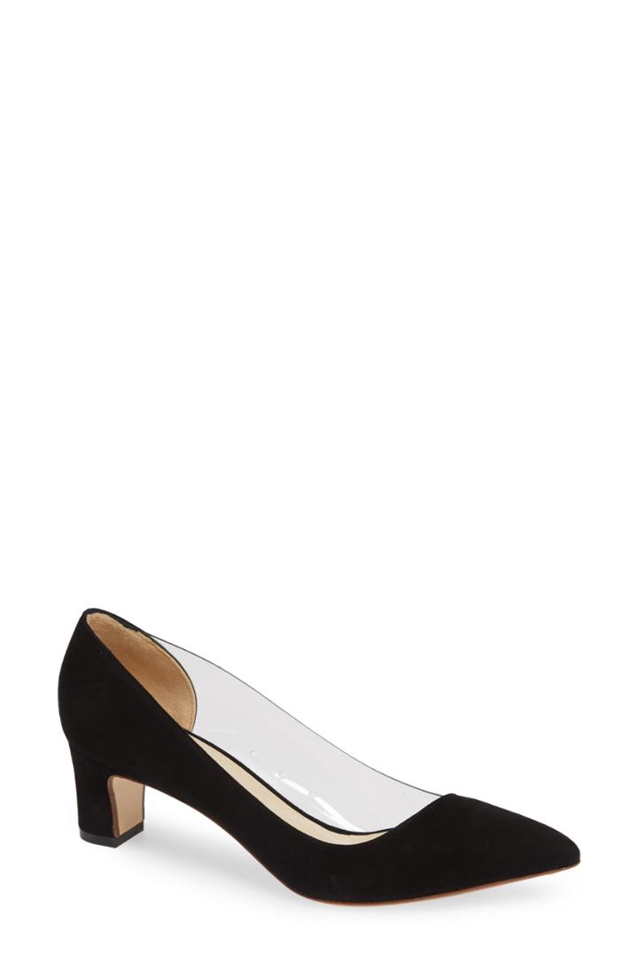 Women's Francesco Russo Clear Side Pump Us / 35eu - Black