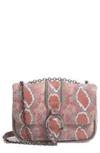 Longchamp Amazone Convertible Leather Crossbody Bag - Pink