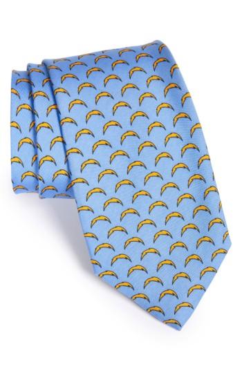 Men's Vineyard Vines San Diego Chargers - Nfl Silk Tie, Size - Blue