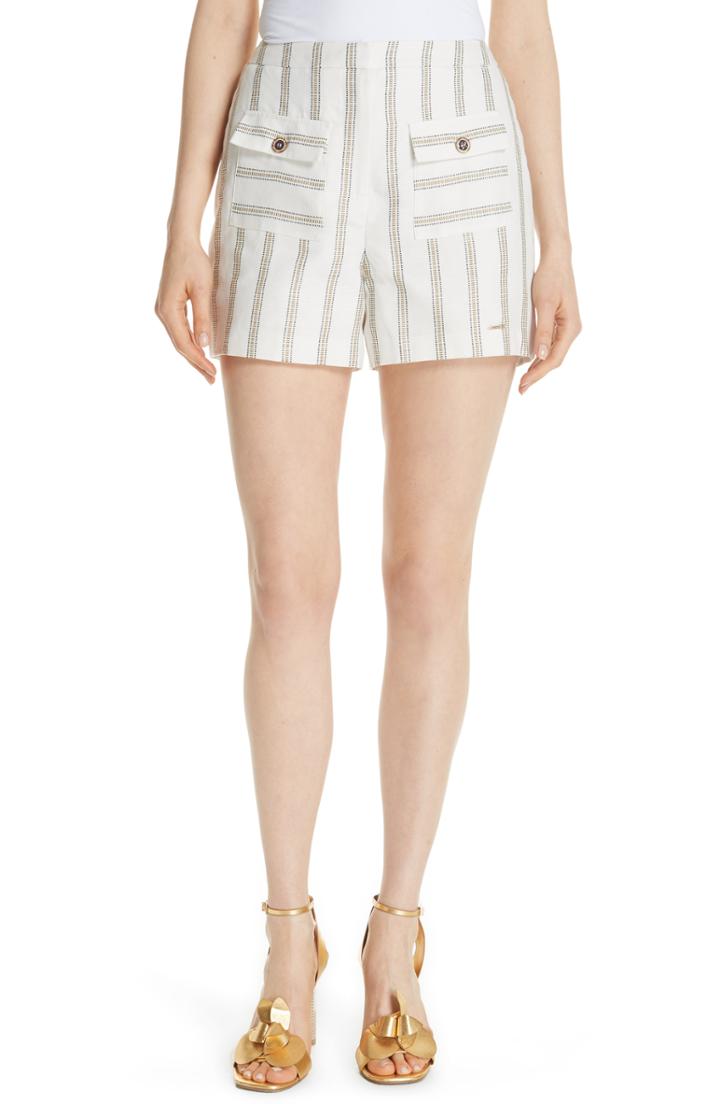 Women's Ted Baker London Colour By Numbers Helenn Stripe Shorts