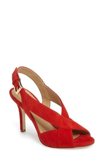 Women's Michael Michael Kors Becky Slingback Sandal M - Red