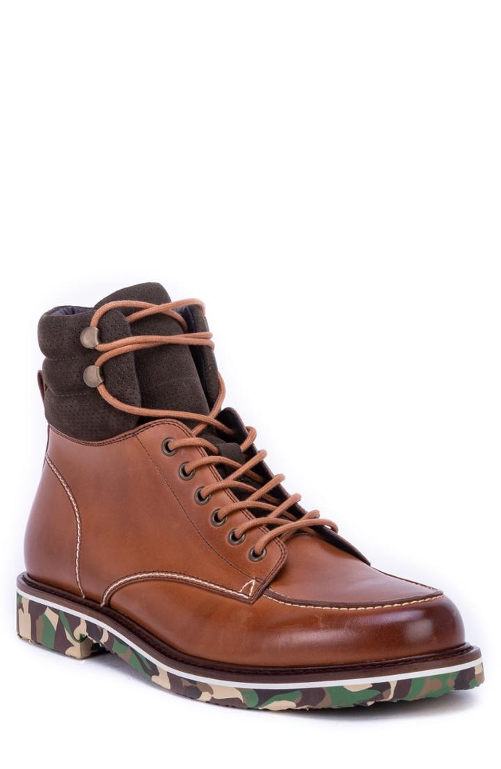 Men's Robert Graham Canon Rock Camo Soled Boot .5 M - Brown