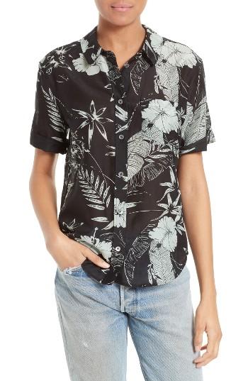 Women's Equipment Elley Print Cotton & Silk Shirt