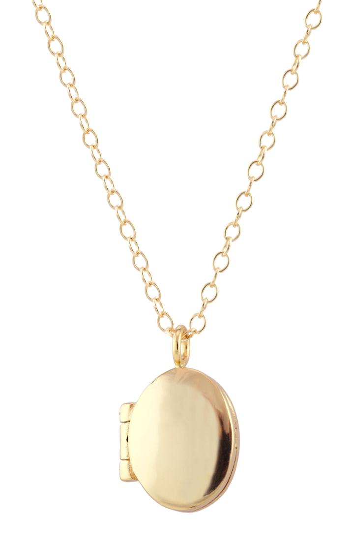 Women's Kris Nations Small Oval Locket Necklace
