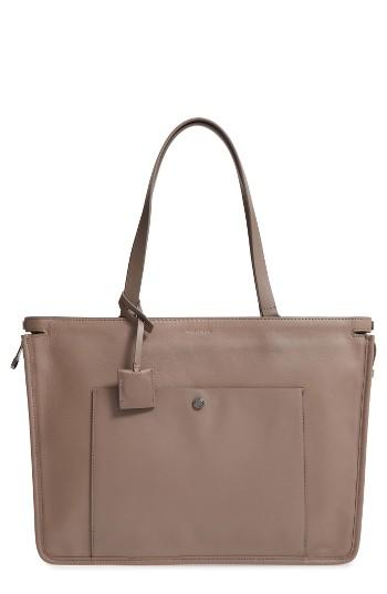 Louise Et Cie Jael Leather Tote - Beige