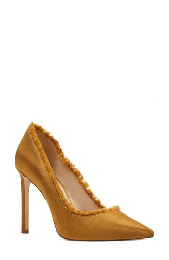 Women's Nine West Thayer Pointy Toe Pump .5 M - Metallic