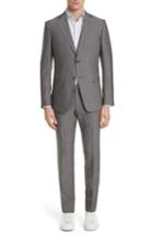 Men's Z Zegna Trim Fit Solid Wool & Silk Suit