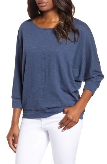 Women's Caslon Off-duty Dolman Sleeve Tee - Blue