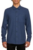 Men's Volcom Caden Woven Shirt, Size - Blue
