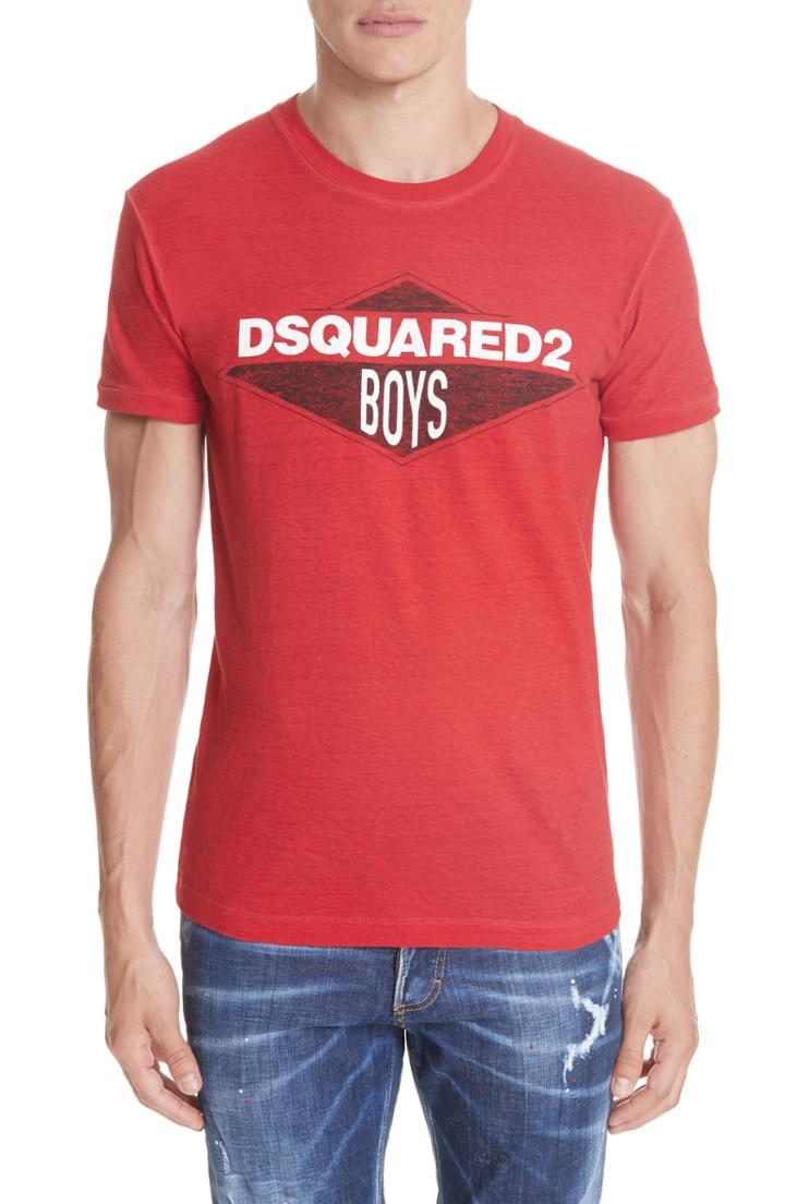 Men's Dsquared2 Boys Graphic T-shirt