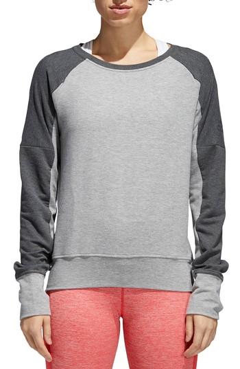Women's Adidas Performance Pullover - Grey