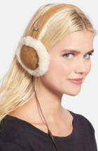 Ugg Australia 'classic' Genuine Shearling Headphone Earmuffs, Size - Black