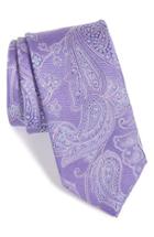 Men's John W. Nordstrom Paisley Silk Tie, Size - Purple
