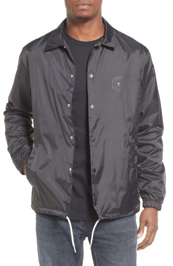 Men's Quiksilver Always Surfing Coach's Jacket - Black