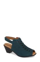 Women's Comfortiva Finella Leather Sandal M - Blue/green