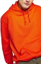 Men's Topman Classic Fit Gildan Pullover Hoodie - Orange