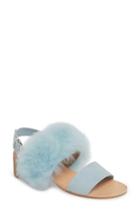 Women's Huma Blanco Clemence Genuine Alpaca Fur Sandal