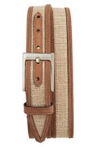 Men's Nordstrom Men's Shop Webster Leather & Linen Belt