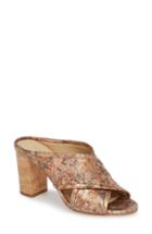 Women's Nine West Tomo - 40th Anniversary Capsule Collection Platform Sandal M - Metallic